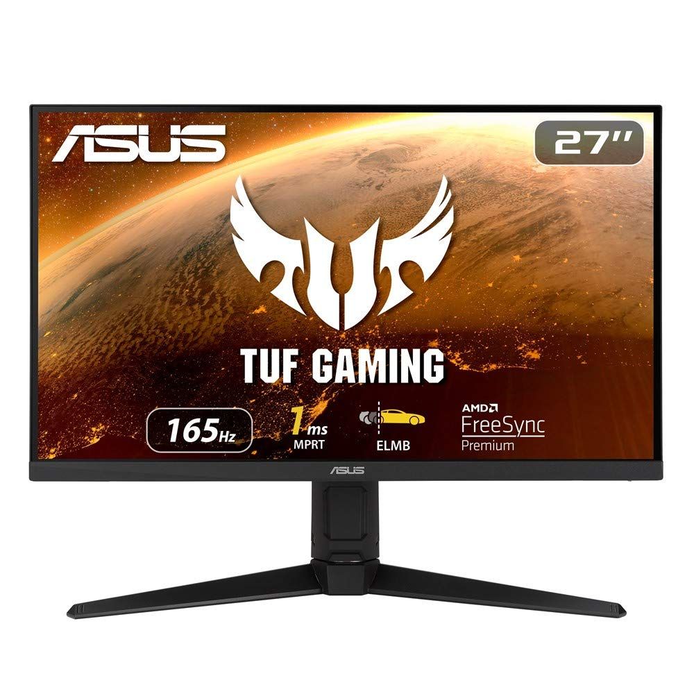 ASUS ゲーミングモニター TUF Gaming VG279QL1A 165Hz 27インチ モニター IPS フルHD 1ms HDMI2.0(x2) DisplayPort1.2 [FHD(IPS)] [高さ調節機能あり] [27インチ] [165Hz]
