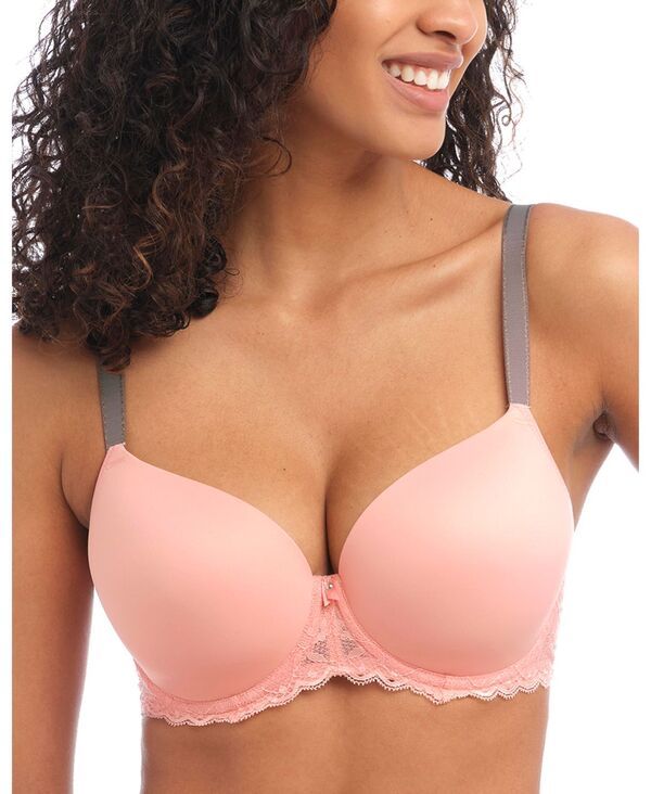 フレイヤ レディース トップス Tシャツ Freya Womens Offbeat Underwire Demi Tshirt Bra AA5450 Rosehip