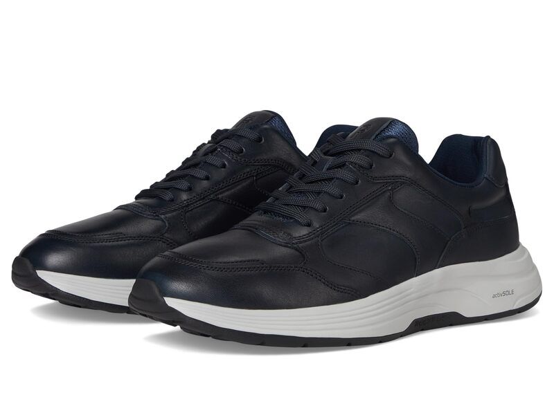ロックポート メンズ シューズ ブーツ・レインブーツ Rockport Harrison Dark Blue Leath ブルー