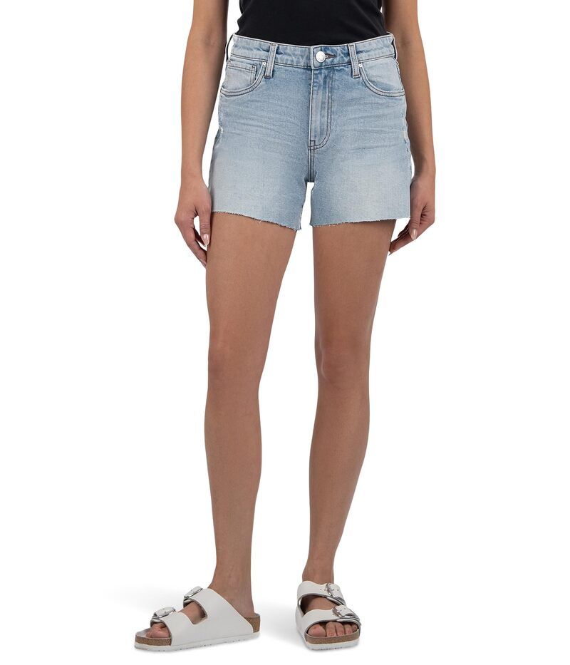 カットフロムザクロス レディース ボトムス ハーフパンツ・ショーツ ショートパンツ KUT from the Kloth Jane HighRise Long Shorts With Raw Hem Deep WVintage カットフロムザクロス レディース ボトムス ハーフパンツ・ショーツ ショートパンツ KUT from the Kloth Jane HighRise Long Shorts With Raw Hem Deep WVintage