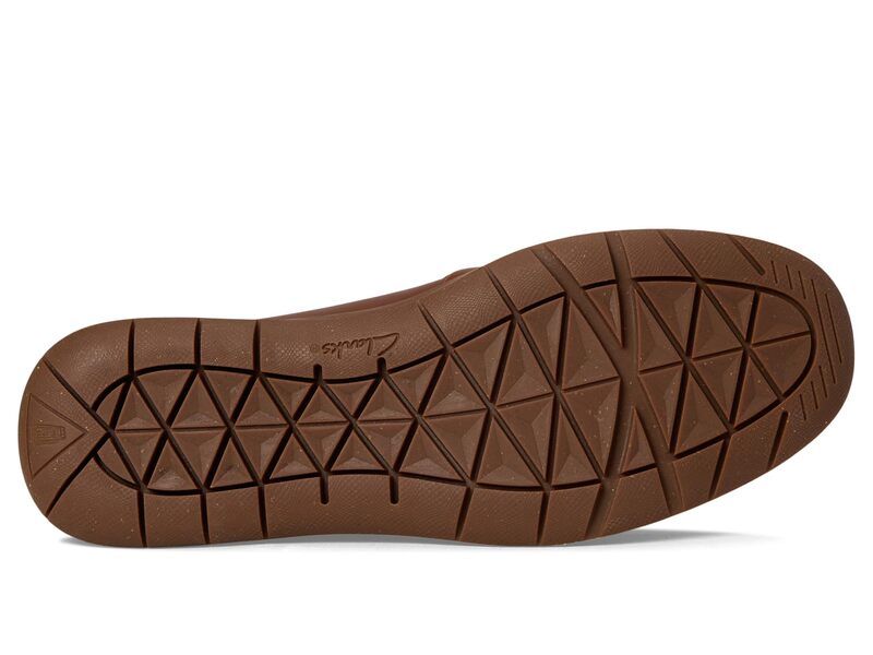 クラークス メンズ シューズ スリッポン・ローファー Clarks Flexway Step Tan タン
