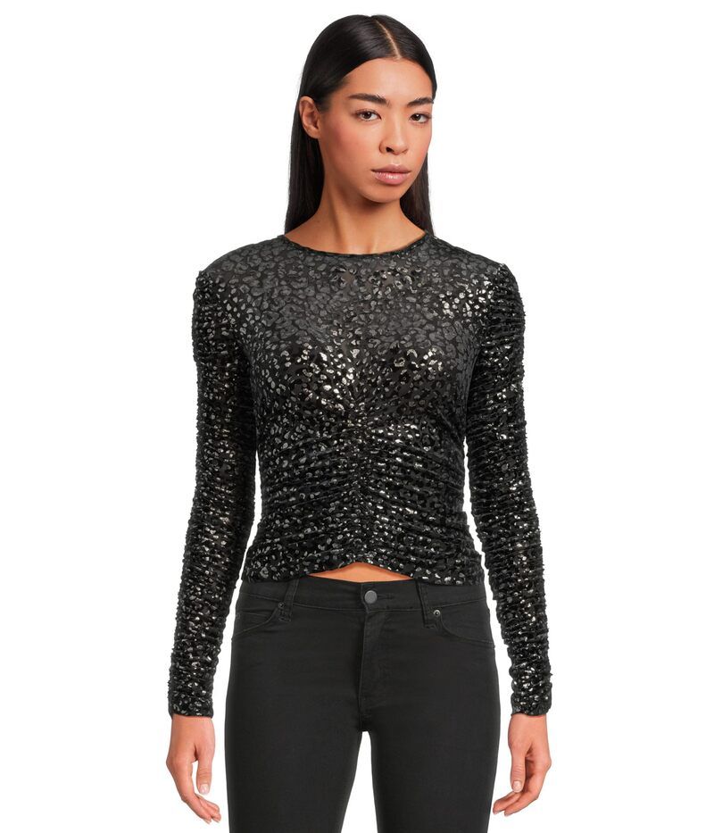 オールセインツ レディース トップス シャツ AllSaints Eris Leppo Top Black ブラック