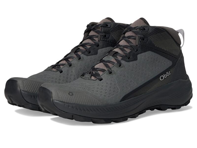 オボズ メンズ シューズ ブーツ・レインブーツ Oboz Katabatic LT Mid Charcoal チャコール