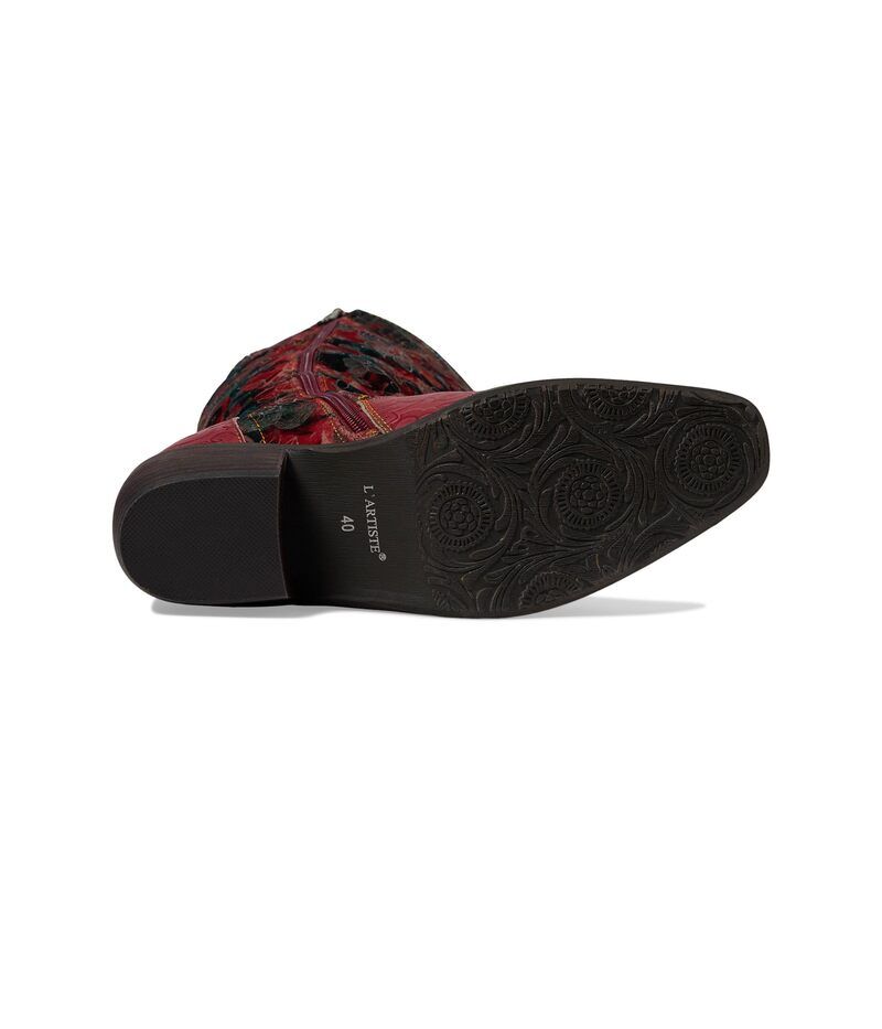 スプリングステップ レディース シューズ ブーツ・レインブーツ LArtiste by Spring Step Rodeo QueenViv Red Multi レッド