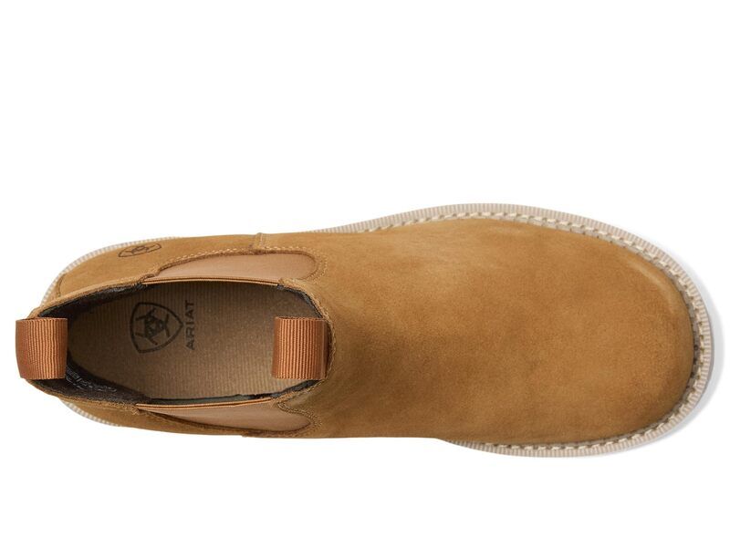 アリアト レディース シューズ ブーツ・レインブーツ Ariat Fatbaby Twin Gore Western Boots Wheat Suede