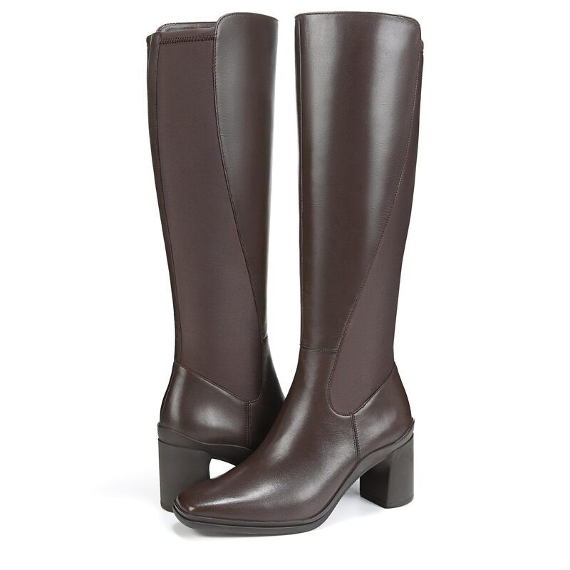 ナチュライザー レディース シューズ ブーツ・レインブーツ Naturalizer Axel Weatherproof Knee High Boots Oxford Brown Wa ブラウン