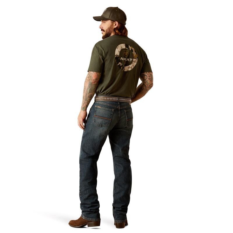 アリアト メンズ ボトムス デニムパンツ ブーツカット ブーツ Ariat M2 Traditional Relaxed Stretch Pro Series Ray Bootcut in Atlas Atlas