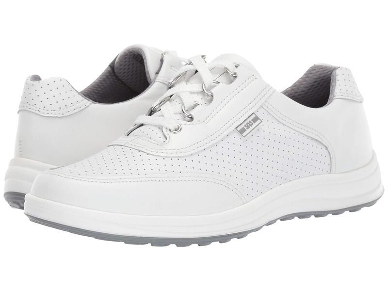 サス レディース シューズ スニーカー レース SASporty Lux Lace Up Comfort Sneaker White Perf ホワイト
