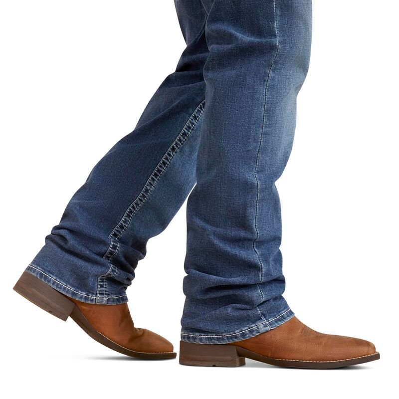 アリアト メンズ ボトムス デニムパンツ ブーツカット ブーツ ジーンズ Ariat M4 Relaxed Hugo Bootcut Jeans Bannock