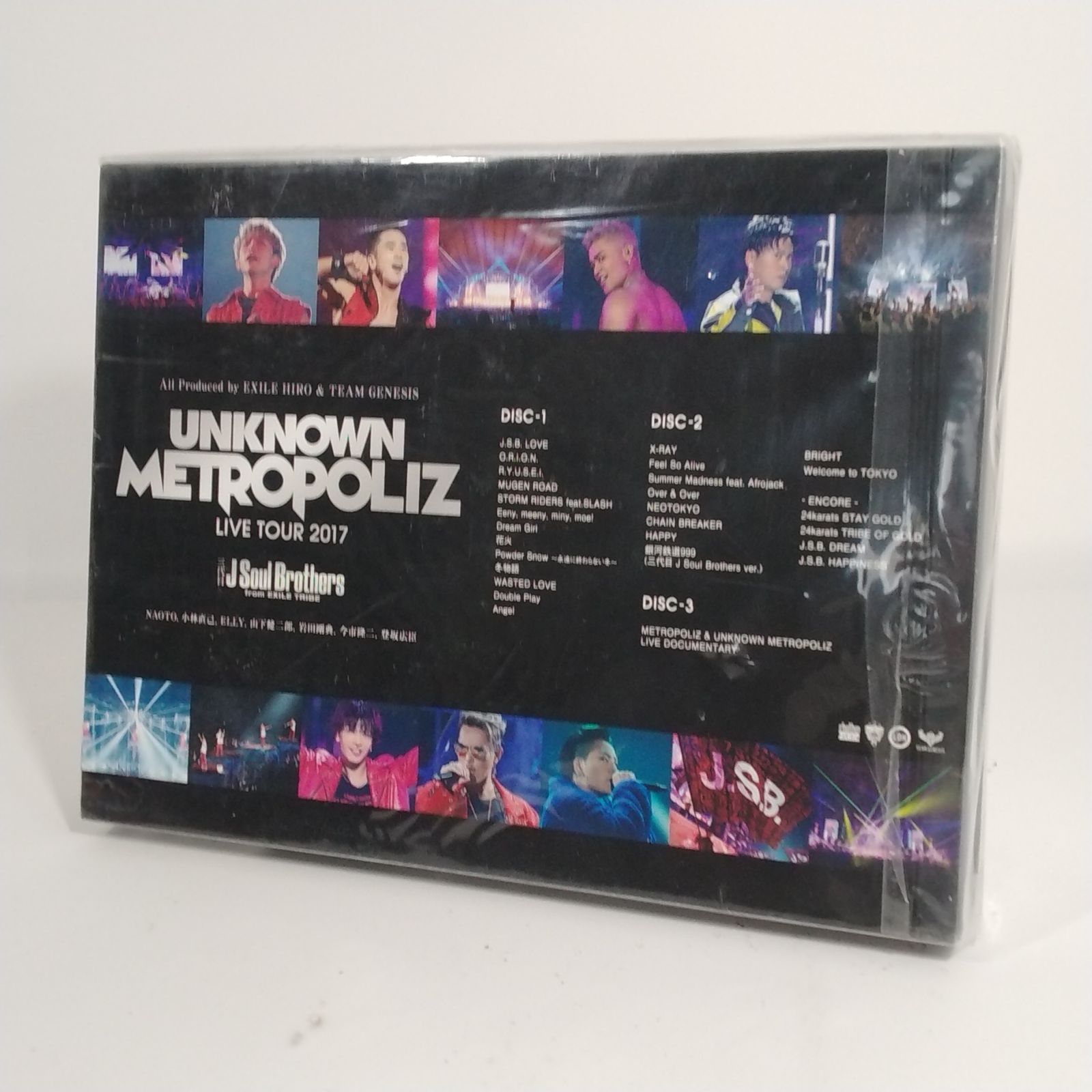 三代目 J Soul Brothers UNKNOWN METROPOLIZ LIVE TOUR 2017 (初回生産限定盤)
