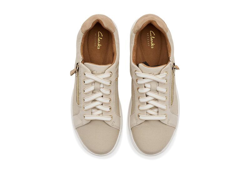 クラークス レディース シューズ スニーカー Clarks Nalle Zen Cream Textile クリーム クラークス レディース シューズ スニーカー Clarks Nalle Zen Cream Textile クリーム
