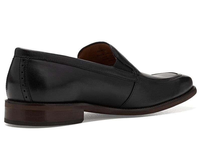 ジョンストンアンドマーフィー メンズ シューズ スリッポン・ローファー Johnston Murphy Burke Venetian Loafer Black Full Grai ブラック