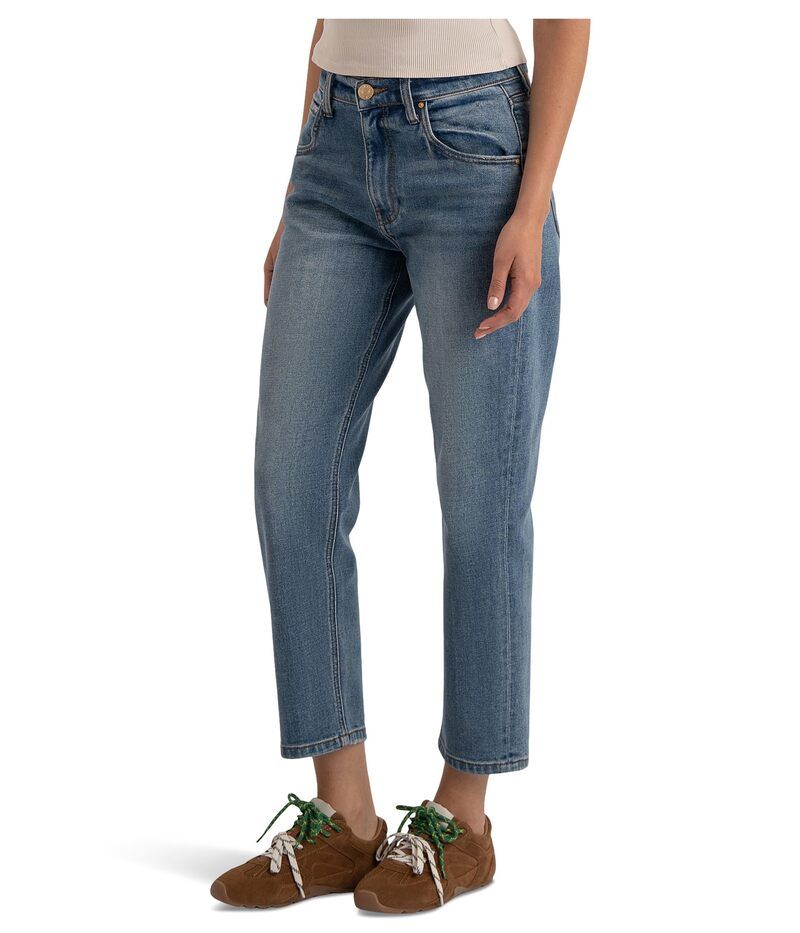 カットフロムザクロス レディース ボトムス デニムパンツ ストレート アンクル KUT from the Kloth Kit Highrise Baggy Ankle Straight Leg Ahead