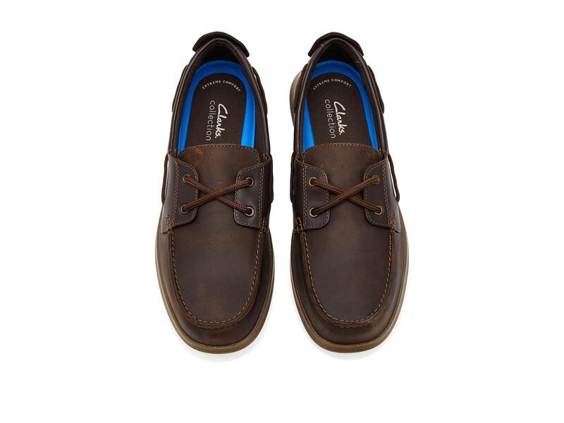 クラークス メンズ シューズ Clarks Flexway 2 Eye Brownubuck ブラウン
