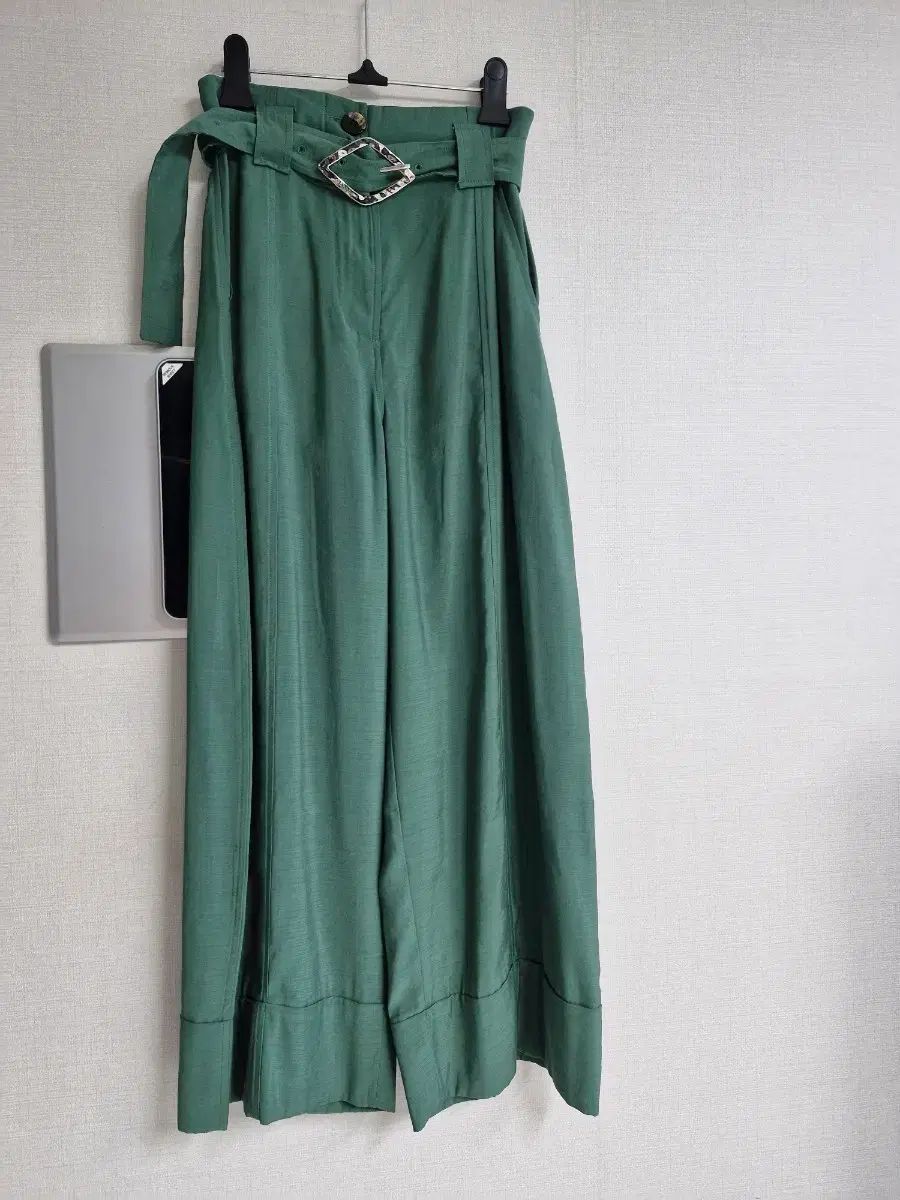 ガニー GANNI ベルト付き ワイド パンツ 新品