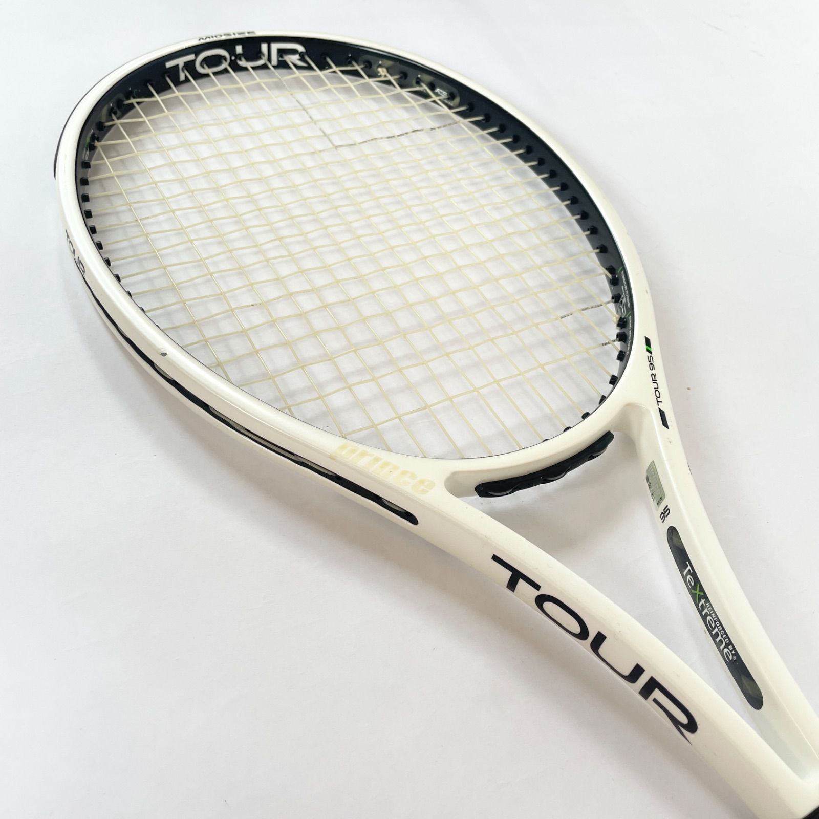 【即購入の場合はお値段交渉OK】プリンス tour95 ツアー95 テニスラケット 310g G3 ホワイト TeXtreme 競技用 美品