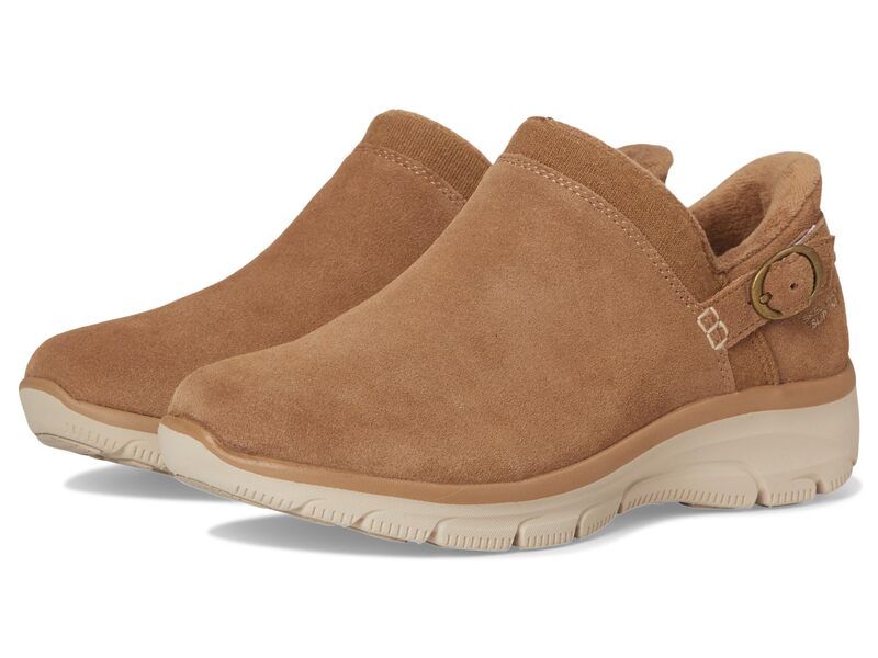 スケッチャーズ レディース シューズ スニーカー SKECHERS Easy Going Modern Time Hands Free Slipins Tan タン