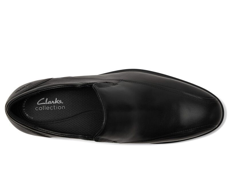クラークス メンズ シューズ スリッポン・ローファー Clarks Steadwell Step Black Leather ブラック クラークス メンズ シューズ スリッポン・ローファー Clarks Steadwell Step Black Leather ブラック