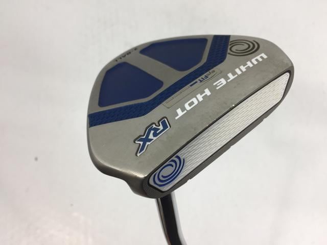 返品OK 【中古ゴルフクラブ】オデッセイ ホワイト ホット RX 2-Ball V-LINE パター オリジナルスチール パター