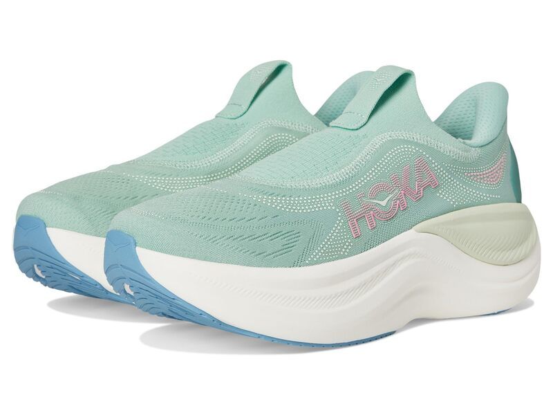 ホカオネオネ レディース シューズ スニーカー レース Hoka Skyward Laceless JadeiteSea Gla