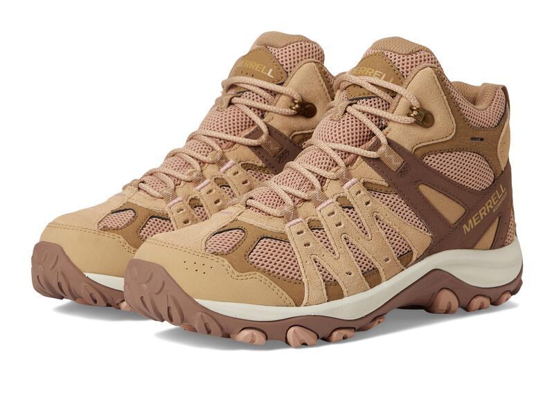 メレル レディース シューズ スニーカー Merrell Accentor 3 Mid Wp Tan Rose タン