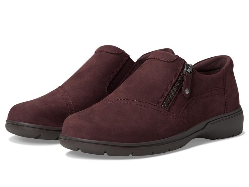 ロックポート レディース シューズ ブーツ・レインブーツ Rockport Hallie Dark Red Leathe レッド