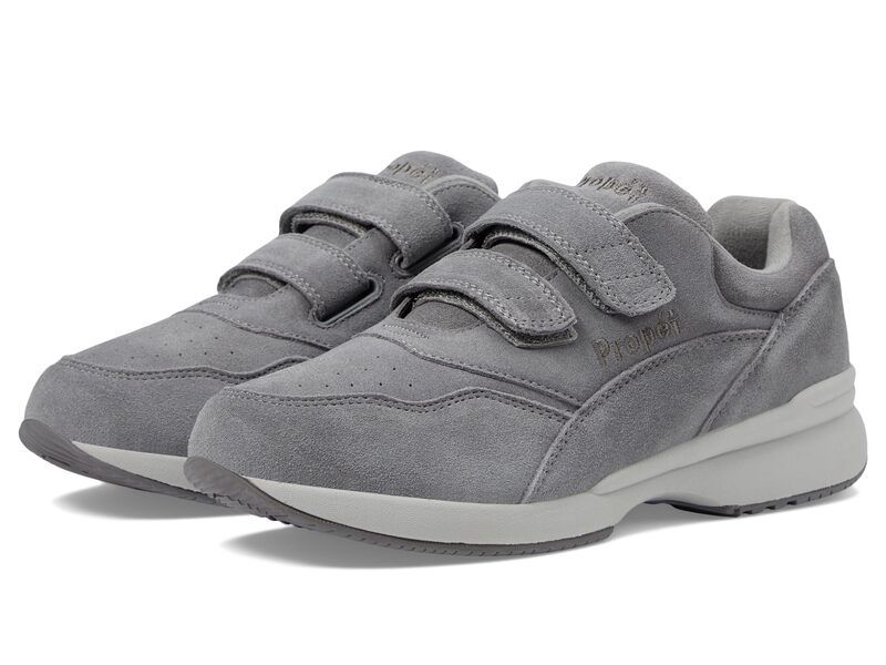 プロペット レディース シューズ スニーカー Propet Tour Walker Grey Suede グレー