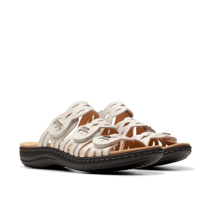クラークス レディース シューズ サンダル Clarks Laurieann Ruby OffWhite Leath オフホワイト