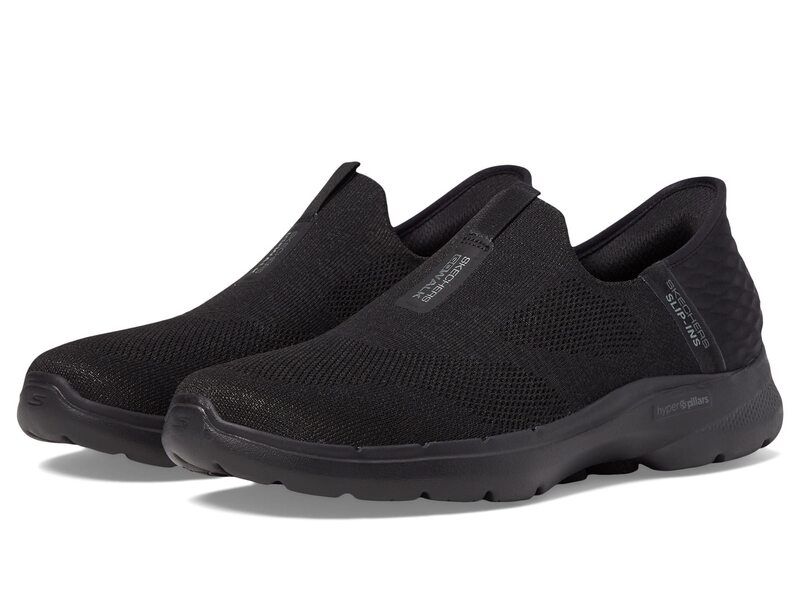 スケッチャーズ レディース シューズ スニーカー SKECHERS Performance Go Walk 6 Fabulous View Hands Free SlipIns Black ブラック