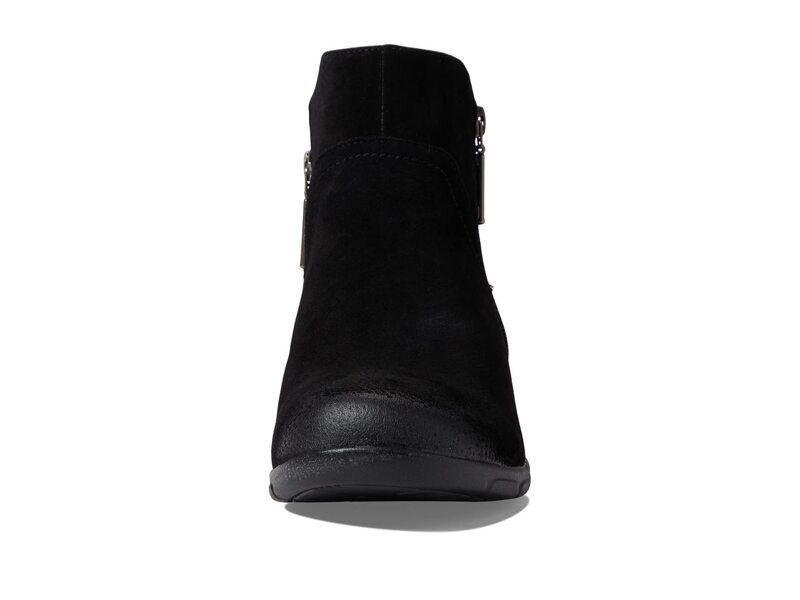 プロペット レディース シューズ ブーツ・レインブーツ Propet Waverly Black Suede ブラック