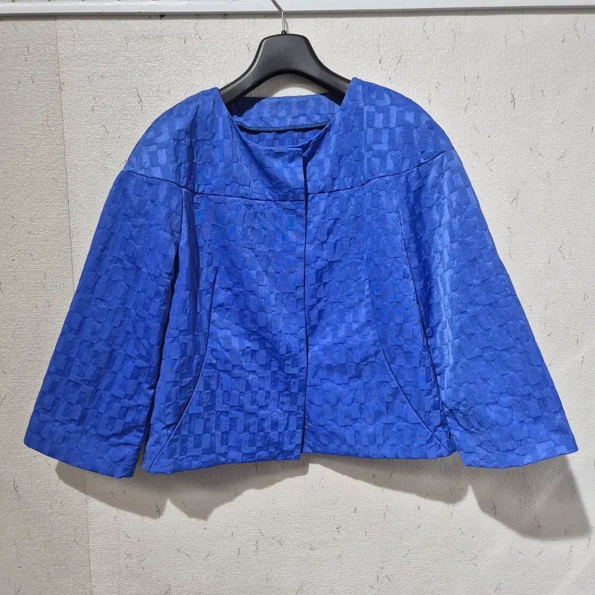マルニ ブルー CHECK パータン 半そで ジャケット