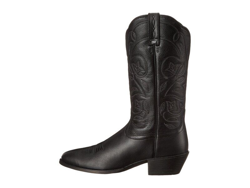 アリアト レディース シューズ ブーツ・レインブーツ Ariat Heritage Western Rtoe Black Deertan ブラック アリアト レディース シューズ ブーツ・レインブーツ Ariat Heritage Western Rtoe Black Deertan ブラック