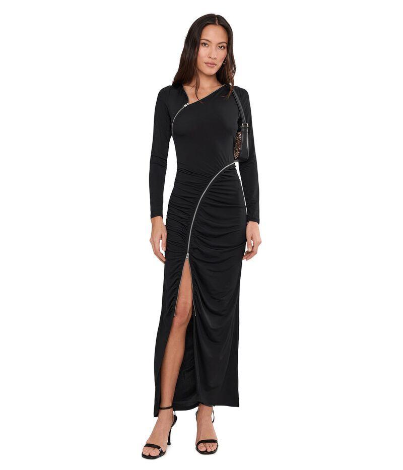オールセインツ レディース トップス ワンピース AllSaints Elsie Zipper Dress Black ブラック