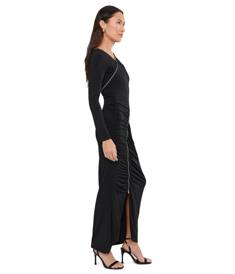 オールセインツ レディース トップス ワンピース AllSaints Elsie Zipper Dress Black ブラック