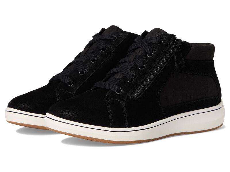 クラークス レディース シューズ スニーカー Clarks Breezesky Rae Black Textile ブラック