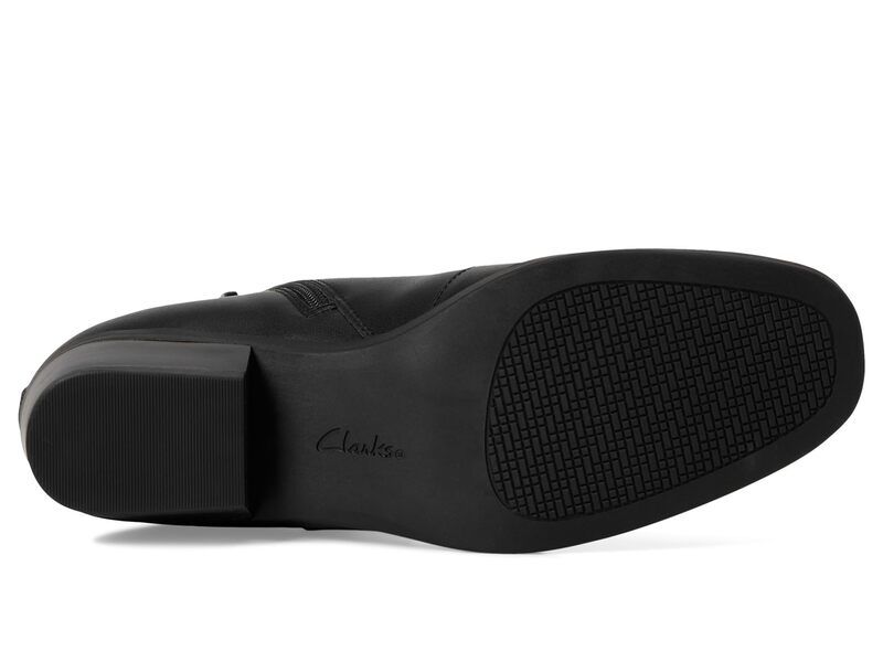 クラークス レディース シューズ ブーツ・レインブーツ Clarks Danyelle Skip Black Leather ブラック クラークス レディース シューズ ブーツ・レインブーツ Clarks Danyelle Skip Black Leather ブラック