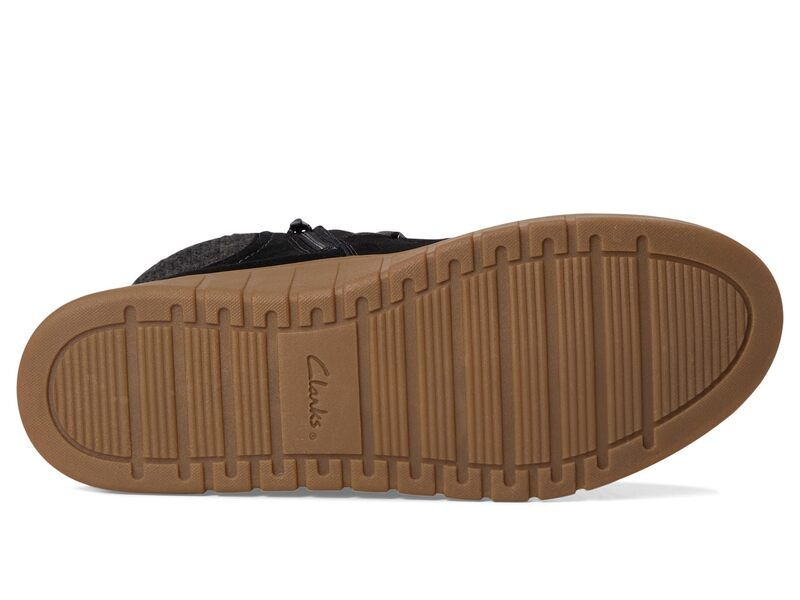 クラークス レディース シューズ ブーツ・レインブーツ Clarks Mykah Izzy Black Suede ブラック