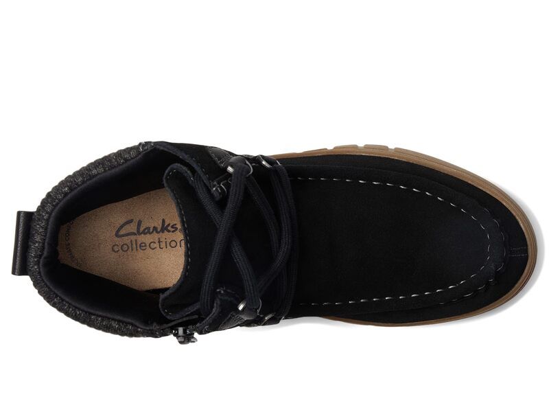 クラークス レディース シューズ ブーツ・レインブーツ Clarks Mykah Izzy Black Suede ブラック