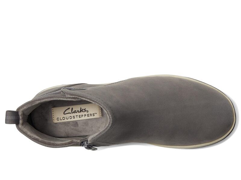 クラークス レディース シューズ ブーツ・レインブーツ ダービー Clarks Breeze Derby Dark Grey Texti グレー