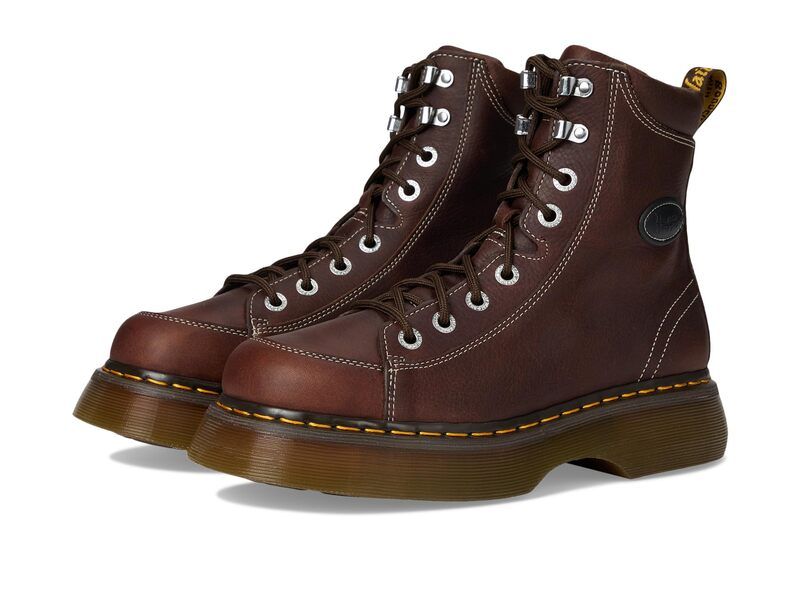 ドクターマーチン レディース シューズ ブーツ・レインブーツ Dr Martens Buzz 8Eye Dark Brown ブラウン
