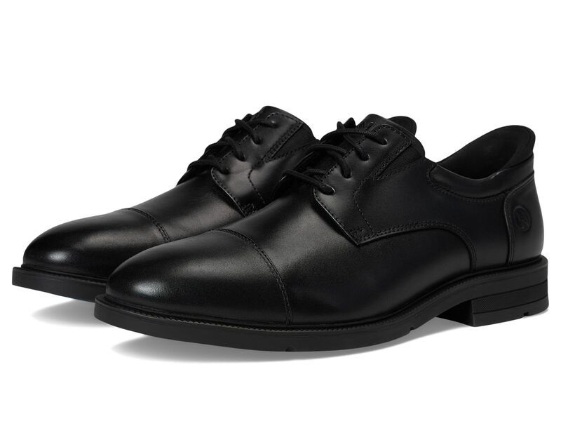 ノンブッシュ メンズ シューズ オックスフォード キャップ Nunn Bush Kore Icon Cap Toe Oxford Easyon Easyoff Dress Casual Shoe Black ブラック
