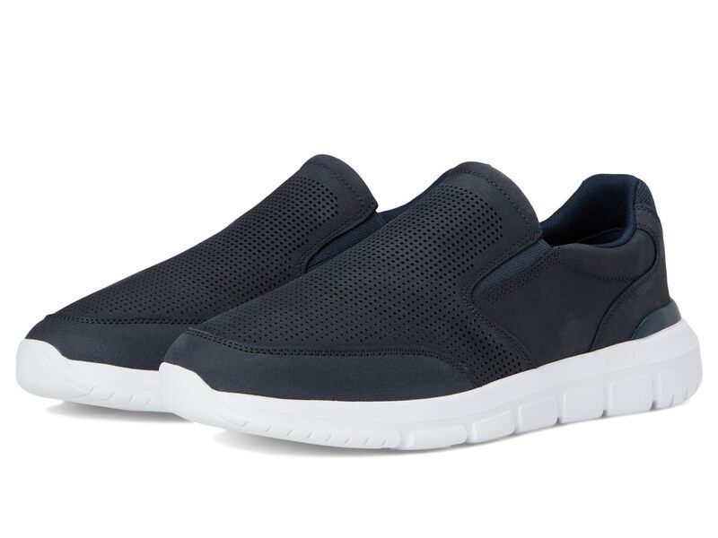 ロックポート メンズ シューズ スニーカー Rockport Jaimin Dark Blue Leath ブルー
