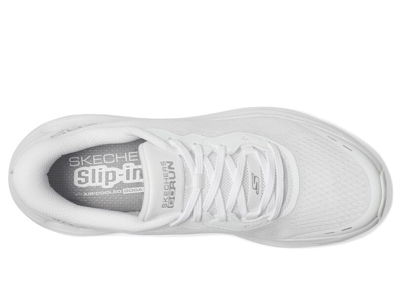 スケッチャーズ レディース シューズ スニーカー SKECHERS Max Cushioninglide Step Caledonia Hands Free SlipIns WhiteSilver ホワイト
