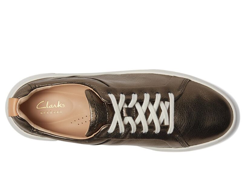 クラークス レディース シューズ スニーカー Clarks Hollyhock Walk Metallic Leathe メタリック クラークス レディース シューズ スニーカー Clarks Hollyhock Walk Metallic Leathe メタリック