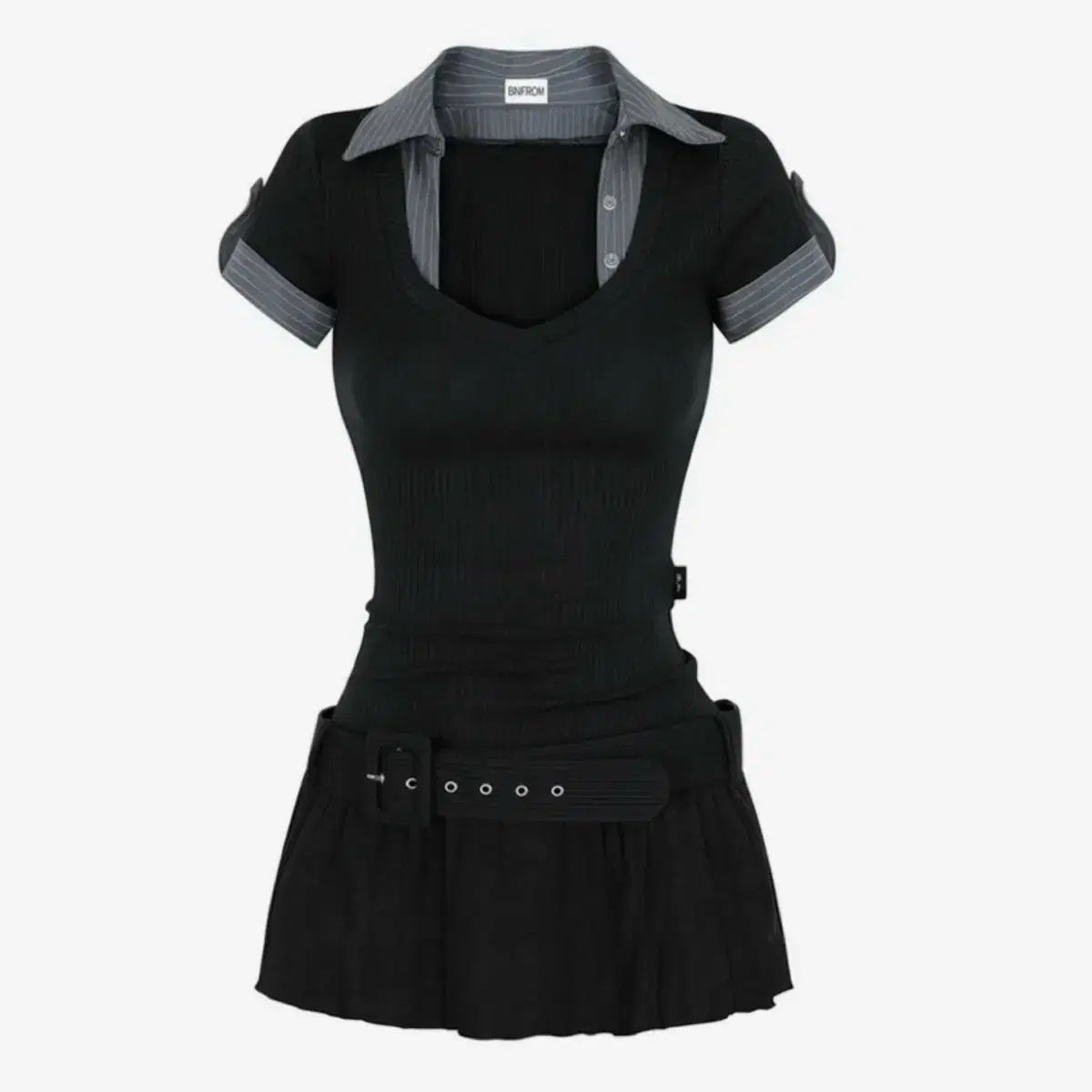 BN'from ONE PIECE STUDY WASIT BELT DRESS