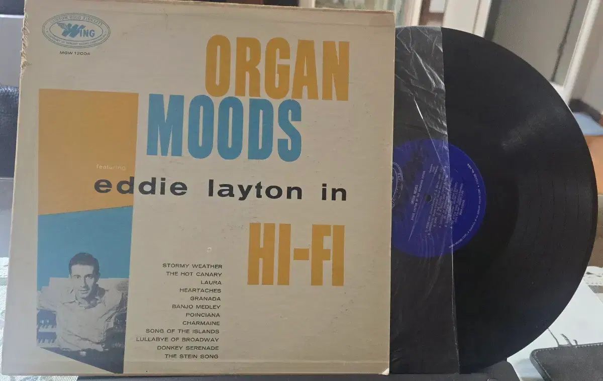 エディ レイトン_ Organ Moods in Hi ー Fi_ ジャズ LP （ US ）