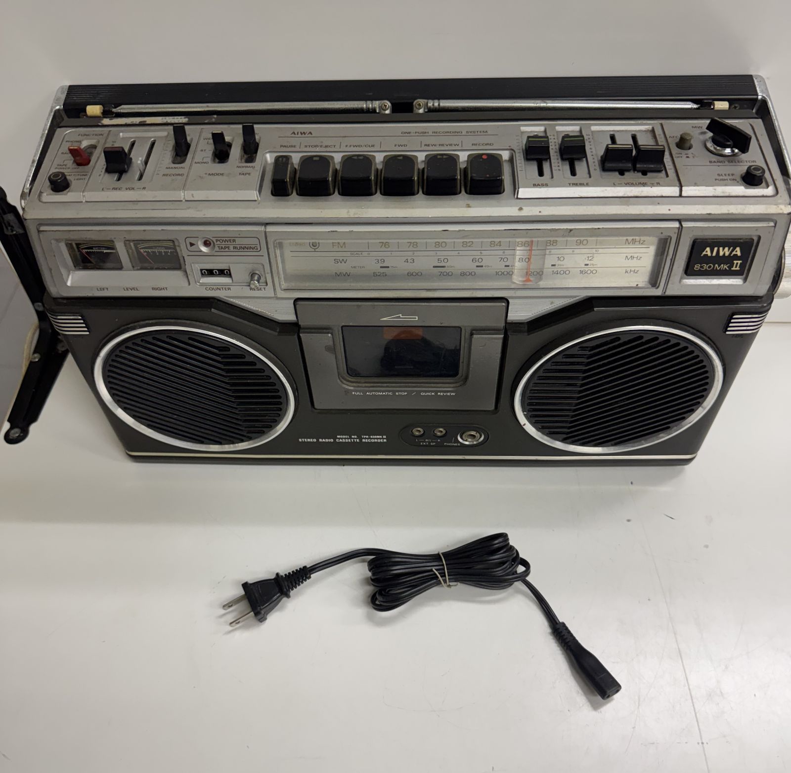 ジャンク品】AIWA TPR-830MKⅡ ラジカセ - メルカリ