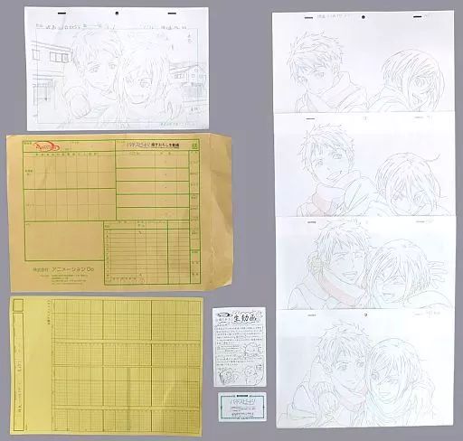 【中古】セル画・原画 ≪アニメ・漫画系書籍≫ 映画ハイ☆スピード! 松岡凛＆山崎宗介 描き下ろし生動画