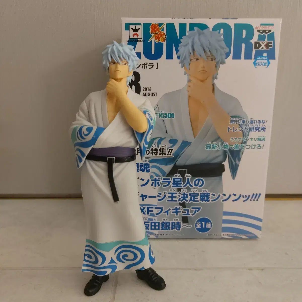 銀魂 銀時 DXF 즌パープル フィギュア