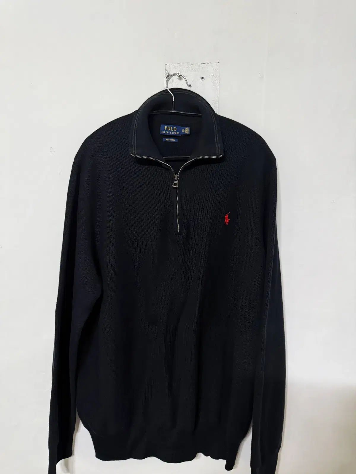 POLO RALPH LAUREN ハーフジップアップニット ブラック 7,682円